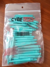 CyeeLife 50 unids/lote Nylon dardo ejes 2BA 48mm hilo de rosca de plástico Rod tallos dardos accesorios estándar para 2BA tornillo Tres