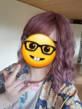 AISI QUEENS corto marrón peluca pelucas sintéticas con flequillo para las mujeres púrpura de la onda de agua Natural Bob pelucas resistente al calor falso pelo