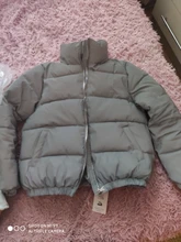 Puffer Jackets Coat Streetwear Reflective Women Winter Warm Night No AS262 Loose Fluorescent