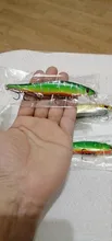 Floating Wobbler Crankbait-Tackle Fishing-Lure Minnow Hard-Bait Treble-Hooks Swimbait