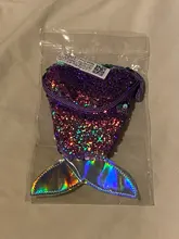 Monedero de lentejuelas con cola de sirena para mujer, bandolera para chicas, tarjetero, monedero, regalos para niños