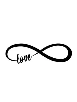 

Love infinity-12 cm x 12 cm-medium square