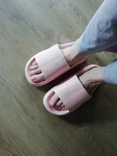 Sandalias antideslizantes gruesas universales de secado rápido, Zapatillas de casa de suela gruesa, calzado de baño, Sandalia de playa de verano