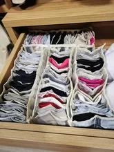 Organizadores de cajones de ropa interior plegables AA, cajas de almacenamiento de ropa para vestidor de armario, sujetadores, bufandas, corbatas y calcetines
