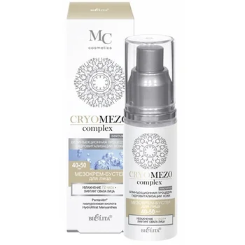 

Mesokrem-booster for face moisturizing + lifting oval facial 40-50 years cryomezo complex Belita