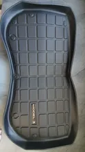 Estera de almacenamiento de maletero delantero de coche Tesla, accesorios de coche, bandeja de carga, TPE, almohadillas impermeables, Modelo 3 2021-2017, novedad de 2021