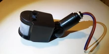 Sensor de movimiento infrarrojo automático para exteriores, Detector de movimiento PIR de 12V, 220V, 110V, temporizador de montaje en pared, interruptor de luz LED con Sensor de movimiento de 24V