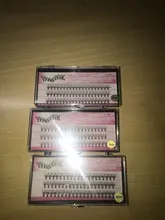 1 caja de 60 extensiones de pestañas 10 mechones de pestañas postizas, pestañas postizas a mano, pestañas al por mayor, envío gratis