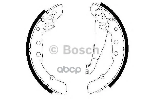 Колодки Тормозные Барабанные Bosch арт. 0986487281