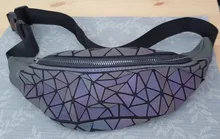 DIOMO-Riñoneras con diseño holográfico para mujer, cangurera femenina de estilo holográfica luminosa, adecuada para viajes