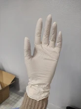 100 unids/lote desechables de nitrilo guantes de trabajo de preparación de alimentos de cocina guantes de cocina impermeable servicio limpieza guantes de seguridad