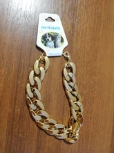 Necklace Pet-Accessories Photos-Props Cat-Chain Kitten Show-Off-Collar Gold Puppy Dogs