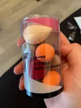 Maange10 Uds Mini Foam-Puff de polvo grande, belleza, licuadora, base correctora, crema suave, en húmedo y seco, doble uso