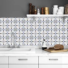 20X300CM Vinyl Wall Stickers Home Decor For Bathroom Self-adhesive Refurbished Stair Floor Tiles Wallpaper Kitchen Decoration