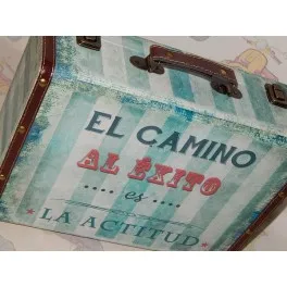 

VINTAGE briefcase road to success