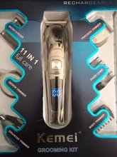Hair-Trimmer Beard Electric-Hair-Cutting-Machine Body Waterproof Kemei Professional 6-In-1