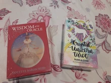 Cartas de Tarot de unicornio de cristal, guía, adivinación, Destino, Juego de mesa, 78 cartas/juegos