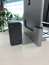 Hagibis USB C Triple pantalla tipo C a 4K HDMI compatible con VGA DP USB 3,0 HUB RJ45 3,5mm PD para PC Windows MacOS