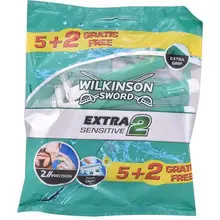 Одноразовая бритва Extra2 Sensitive Wilkinson Sword(7 uds