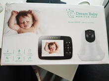 Monitor de bebé con pantalla grande de 3,5 pulgadas, visión nocturna infrarroja, inalámbrico, vídeo a Color, con mando a distancia, cámara con Zoom de inclinación