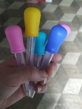 Dropper Pipette Medicine Lab-Supplies Silicone Baby 8pcs 5ML Liquid Feeder Clear Graduated