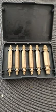 Extractor de tornillos dañados, herramienta de brocas de velocidad, doble cara, duradero, Extractor de pernos rotos, accesorios de alta resistencia, 6 uds.