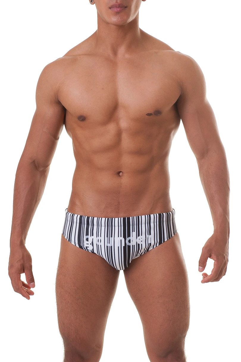 Gounder Gilbert Baker Rainbow Brief men Swimwear beach pool summer