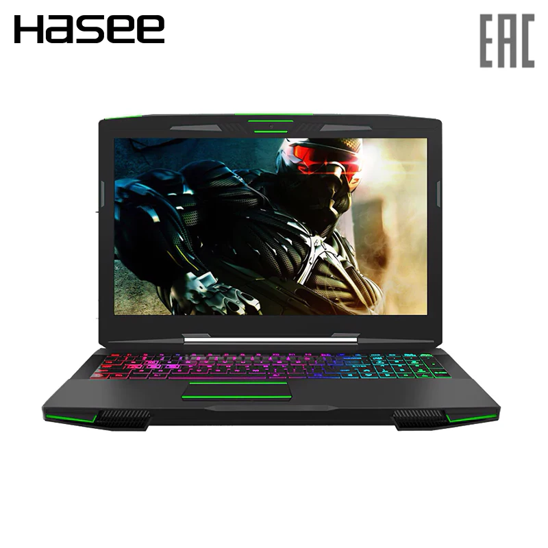 Игровой ноутбук Hasee Z7M-KP7GH 15.6&quot IPS FHD/i7-8750H/GTX1050Ti 4ГБ/8ГБ/256ГБ SSD+1TБ HDD/RGB | Компьютеры и