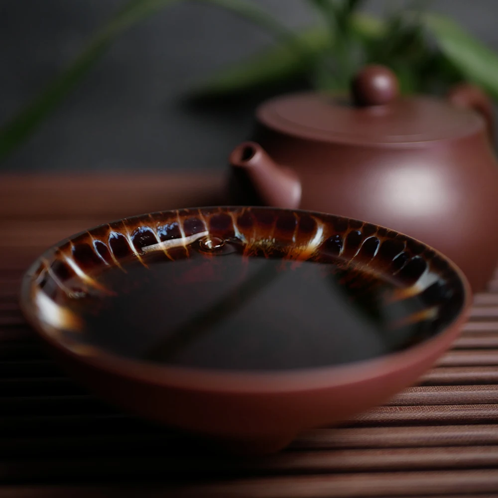 Chinese Shu Puer tea with hieroglyphic 