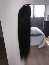 TIANTAI-Peluca de cabello humano liso para mujer, postizo de encaje con cierre de 4x4 28 pulgadas, pelo Remy brasileño con densidad de 150