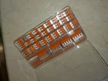 Terminal-Connector Block-Clamp Wire Wago 221 Reusable for Mini Quick 75pcs