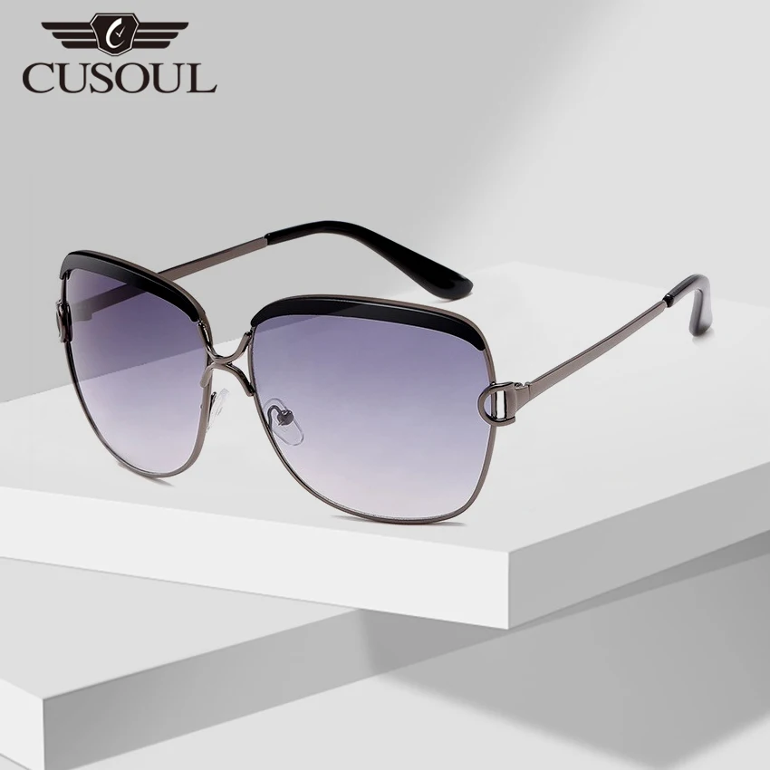 

Cusoul Women Sunglasses UV Protection Sunglasses Ladies Sunglasses Fashionable Retro Style Sun Glasses Alloy Frame Eyewear