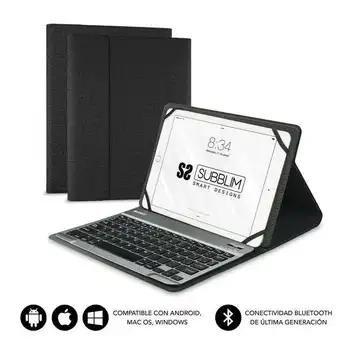 

10.1 '/Black subblim keytab pro bluetooth keyboard case