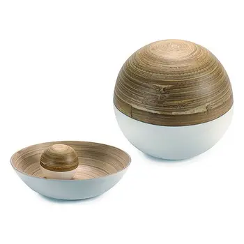 

Decorative bauble Gift Decor White (10 x 10 x 10 cm)