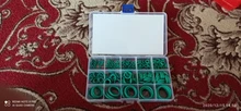 Replacements-Kits Green OD Rubber Gasket CS 6mm-30mm FQ026 150PCS 15-Sizes Sealing-O-Rings