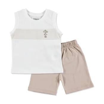 

ebebek HelloBaby Summer Baby The Best Sailor Sleeveless Athlete Short Set