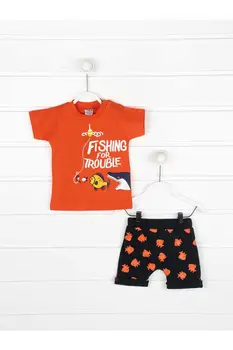 

Orange Summer Baby Boy 2 li Suit
