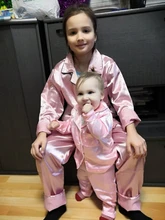 Pijamas de Navidad para bebé, ropa de dormir de manga larga de seda, Color sólido, cómoda, Otoño e Invierno