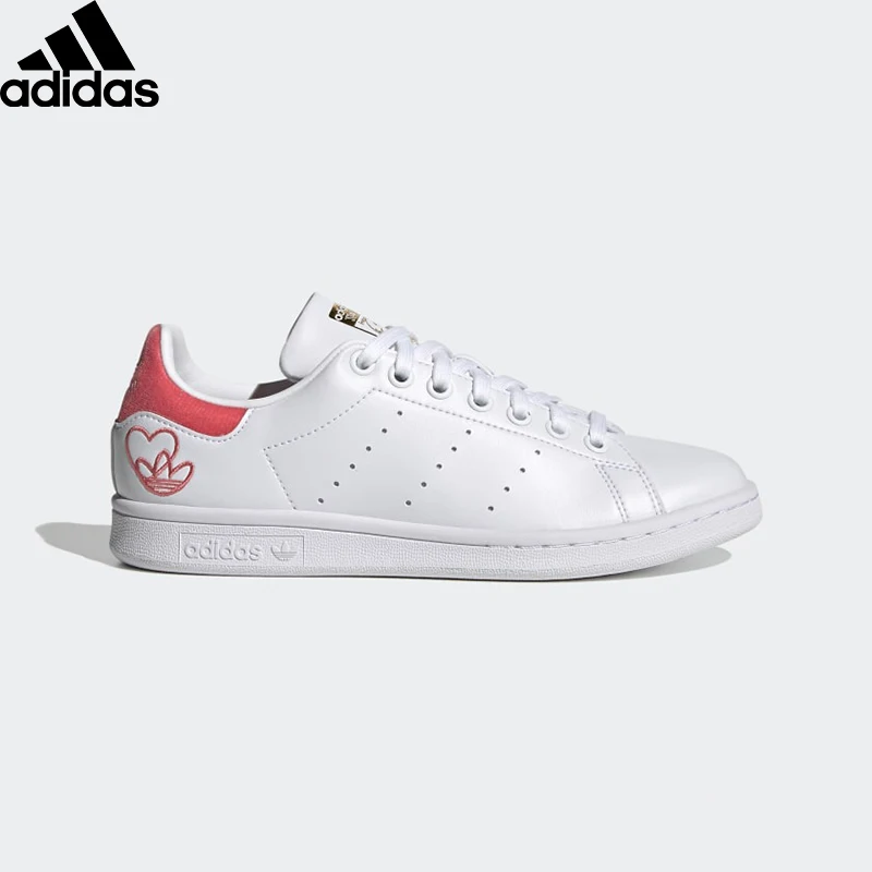 Оригинальные женские белые спортивные ботинки Adidas стан Смит G55666 кроссовки |