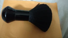 1PC negro cuello cara Duster cepillos para Barba Barbero Limpieza del cabello cepillo de cabello para salón de belleza de peluquería Estilo herramientas de maquillaje