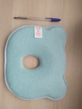 Almohada para Recién Nacido suave bebé enfermería previene la memoria de la cabeza plana cojín de espuma que forma la almohada posicionador para dormir proteger