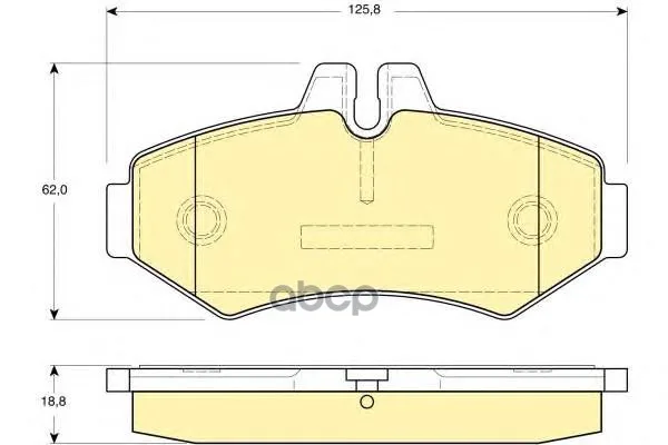 Колодки Тормозные Mercedes W463/Sprinter 97/Volkswagen Lt 9602 Задние Girling 6113994 Girling арт. 6113994