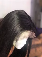 Hueso recto frente de encaje pelucas de cabello humano transparente peluca Frontal de encaje T parte Remy brasileño recto peluca con malla Frontal 28 30 pulgadas