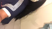 Peluca con diadema recta para mujer, peluca de pelo negro hinchable grueso, peluca sintética, Cosplay diario, Lolita, fibra resistente al calor, Kanekalo