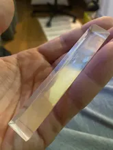 1pcs Optical Glass Right Angle Reflecting Triangular Prism For Teaching Light Light