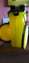 Botella 2 en 1 para perro, alimentador para mascotas, bote de agua para perros, cuenco plegable para viaje, comida al aire libre, almacenamiento de agua para gatos y perros