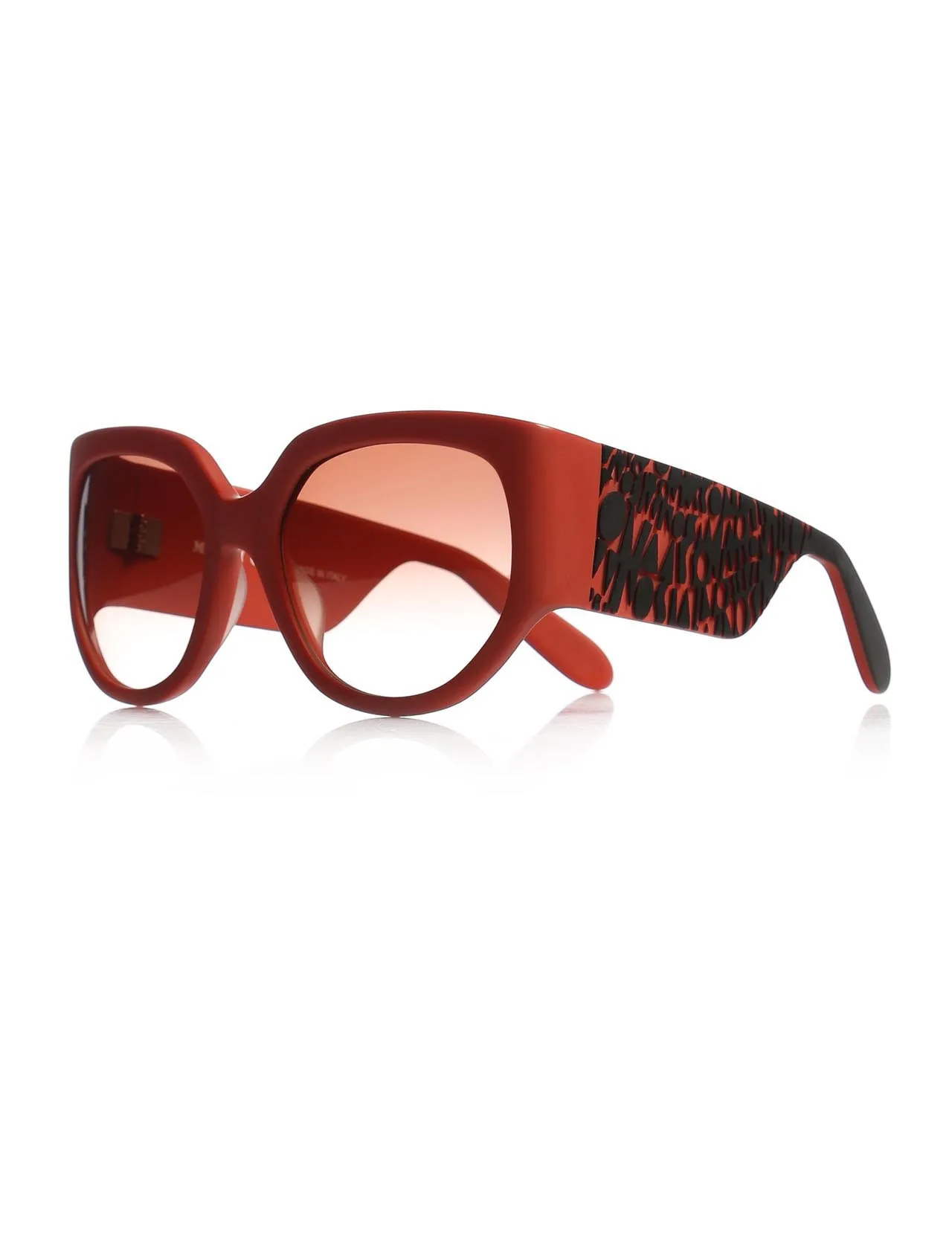 

Women's sunglasses msn 799s 02 bone red organic square square 56-20-135 missoni