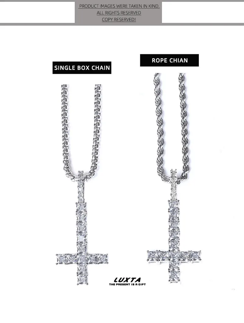 Lil Uzi Vert Reverse Cross Pendant High 