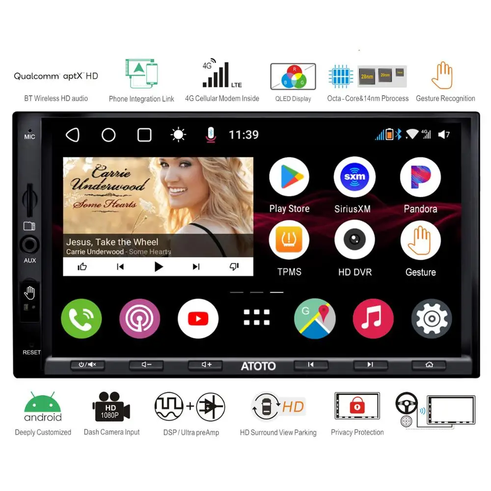 Android автомобильная стереосистема для развлечений ATOTO S8 S8G2A78U A эта модель не