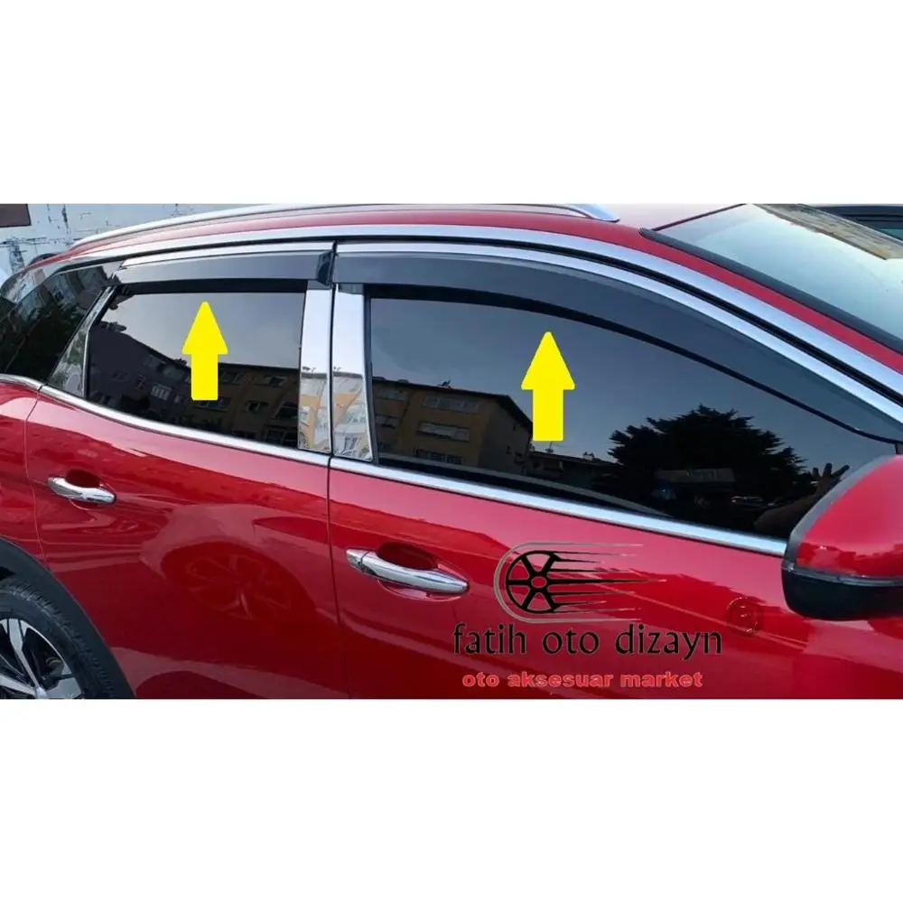 Peugeot 3008 Chrome Wind Deflector 2017 2018 2019